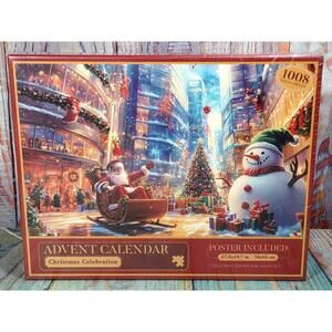 Advent Calendar Christmas Celebration Jigsaw Puzzle -‎ 1008 Pieces
